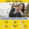 image:imageRainX 810161 Repellency Water Repellent Wiper Blades 26 amp 18 Windshield Wipers All Weather StreakFree for Enhanced Visibility w Water Repellency Formula16