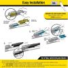 image:imageRainX 810161 Repellency Water Repellent Wiper Blades 26 amp 18 Windshield Wipers All Weather StreakFree for Enhanced Visibility w Water Repellency Formula26 and 22