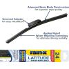 image:imageRainX 810161 Repellency Water Repellent Wiper Blades 26 amp 18 Windshield Wipers All Weather StreakFree for Enhanced Visibility w Water Repellency Formula24