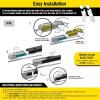 image:imageRainX 810161 Repellency Water Repellent Wiper Blades 26 amp 18 Windshield Wipers All Weather StreakFree for Enhanced Visibility w Water Repellency Formula24 and 16