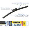 image:imageRainX 810161 Repellency Water Repellent Wiper Blades 26 amp 18 Windshield Wipers All Weather StreakFree for Enhanced Visibility w Water Repellency Formula21