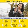 image:imageRainX 810161 Repellency Water Repellent Wiper Blades 26 amp 18 Windshield Wipers All Weather StreakFree for Enhanced Visibility w Water Repellency Formula21