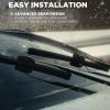 image:imageRainX 810161 Repellency Water Repellent Wiper Blades 26 amp 18 Windshield Wipers All Weather StreakFree for Enhanced Visibility w Water Repellency Formula18 and 18