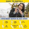 image:imageRainX 810161 Repellency Water Repellent Wiper Blades 26 amp 18 Windshield Wipers All Weather StreakFree for Enhanced Visibility w Water Repellency Formula16 and 16
