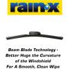 image:imageRainX 810161 Repellency Water Repellent Wiper Blades 26 amp 18 Windshield Wipers All Weather StreakFree for Enhanced Visibility w Water Repellency Formula24 and 20
