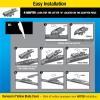 image:imageRainX 830122 Silicone Endura Wiper Blades 22 Inch Windshield Wipers Pack of 1 Automotive Replacement Windshield Wiper Blades With Two Times LongerLasting Resilient Silicone Rubber Squeegee17