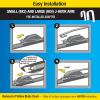 image:imageRainX 830124 Silicone Endura Wiper Blades 24 Inch Windshield Wipers Pack of 1 Automotive Replacement Windshield Wiper Blades With Two Times Longer Lasting Resilient Silicone Rubber Squeegee18