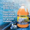 image:imageRainX All Season 25F 2in1 DeIcer amp Bug Remover Windshield Washer Fluid  1 Gallon6 Pack