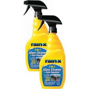 image:imageRainX 50712684PK Glass Cleaner  Rain Repellent 23 oz Pack of 4Trigger Bottle