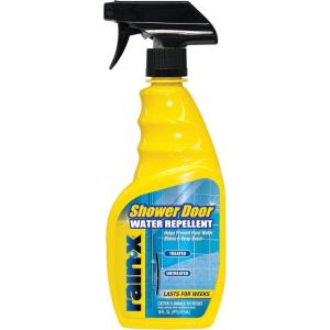 image:imageRainX 630542 Shower Door Water Repellent Protects Glass Shower amp Doors From Soap Residue And Hard Water Stains Leaving Your Bathroom Beautiful Pack of 216 Fl Oz Pack of 1