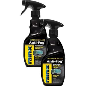 image:imageRainX AF21106D Glass amp Mirrors AntiFog Treatment Prevents Fogging amp Steaming on Windshield and Visors Improves Visibility Great for Auto amp HomeTrigger Bottle