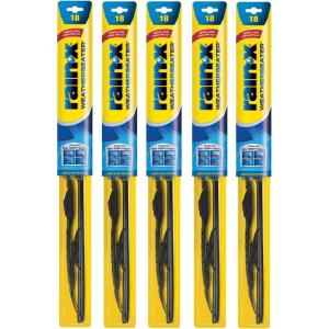 image:imageRainX RX302205PK Weatherbeater Wiper Blade  20 Windshield Wipers Pack Of 5 Automotive Replacement Windshield Wiper Blades That Meet Or Exceed OEM Quality And Durability Standards18Inches