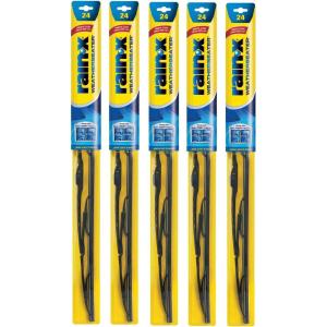 image:imageRainX RX302205PK Weatherbeater Wiper Blade  20 Windshield Wipers Pack Of 5 Automotive Replacement Windshield Wiper Blades That Meet Or Exceed OEM Quality And Durability Standards24Inches