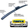 image:imageRainX 870126 Truck amp SUV Rugged Series Premium Wiper Blades 26 Inch Windshield Wipers Pack Of 1 Automotive Replacement Windshield Wiper Blades Engineered For All Driving AdventuresRugged XL