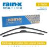 image:imageRainX 810330 Total Clear Beam Wiper Blades 26 amp 16 Windshield Wipers for AllWeather Performance Rubber Squeegee for Smooth Clean Wipe amp Quiet Operation  2 Pack ValueTotal Clear
