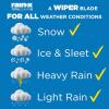 image:imageRainX 810330 Total Clear Beam Wiper Blades 26 amp 16 Windshield Wipers for AllWeather Performance Rubber Squeegee for Smooth Clean Wipe amp Quiet Operation  2 Pack ValueTotal Clear