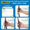 image:imageRainX 850019 RearView 101 Rear Wiper Blade 10 Inch Conventional Rear Wiper Blade Fits JHook Pack Of 1 Automotive Replacement Wiper Blades That Meet Or Exceed OEM Quality And Design StandardsBeam