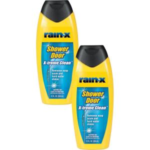 image:imageRainX 630544 XTreme Clean Shower Door Cleaner 12 Fl Oz Formulated To Glass Doors  Removes Soap Scum Dirt Hard Water Buildup Calcium Lime amp Rust Stains Pack of 212 Fl Oz Pack of 2