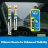 image:imageRainX Windshield Care Bundle Latitude 2in1 Water Repellent Wiper Blades 24 amp 20  169 fl oz Washer Fluid Additive