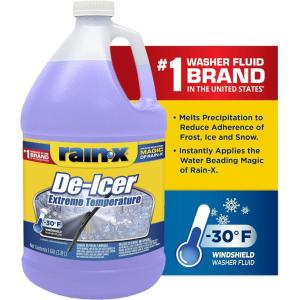 image:imageRainX 30F Extreme Temperature DeIcer Windshield Washer Fluid  1 Gallon Pack of 61 Pack