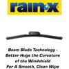 image:imageRainX Latitude 2in1 Wiper Blades 26 Inch  Pack of 2  Water Repellency Formula  Automotive ReplacementLatitude Water Repellency