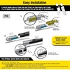 image:imageRainX Latitude 2in1 Wiper Blades 26 Inch  Pack of 2  Water Repellency Formula  Automotive ReplacementLatitude Water Repellency