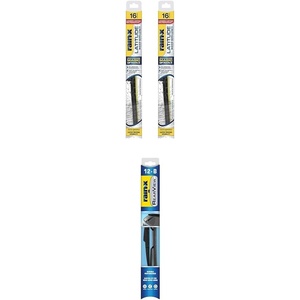 image:imageRainX 810204 Latitude 2in1 Water Repellent Wiper Blades Set of 2 16 Windshield Wipers and RainX 850028 Rearview 12B Rear Wiper Blade 12 Pack of 3  Replacement Windshield Wiper BladesPack of 3